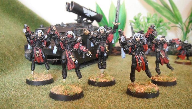 40k Sisters of battel Seraphim painted 2008 Forge world style Edorcist